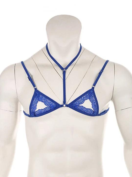 Adjustable Open Cup Lace Bra