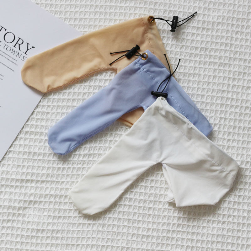 Soft Cotton Long Sleeve Drawstring Cock Sock