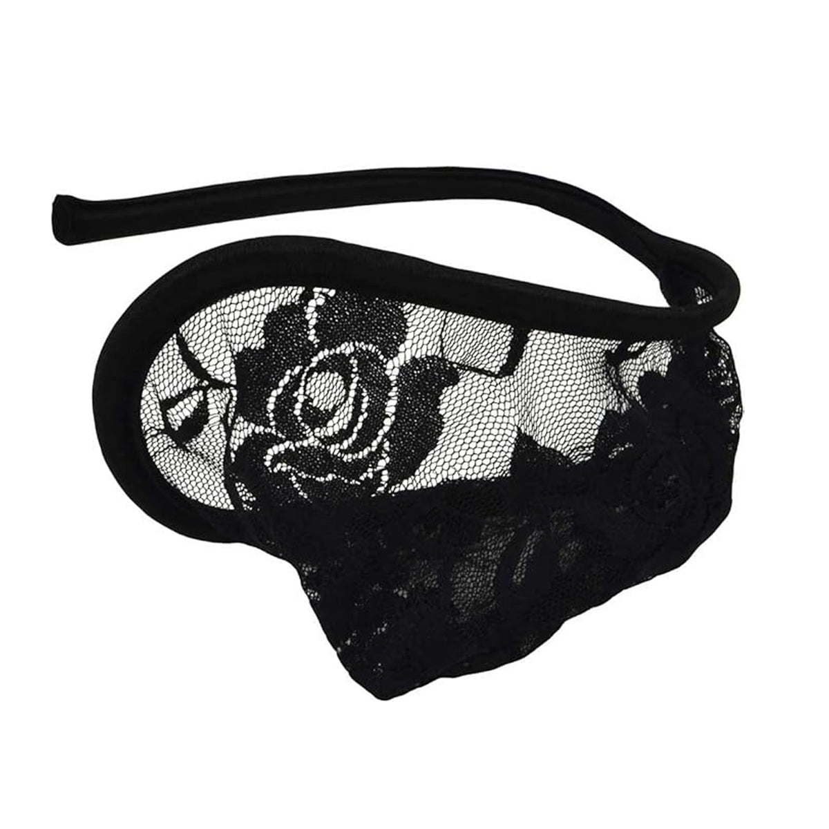 Black Sheer Lace Strapless C String alternate view 8