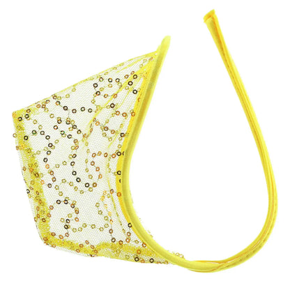 Sequin Embroidered Mesh C String alternate view 2