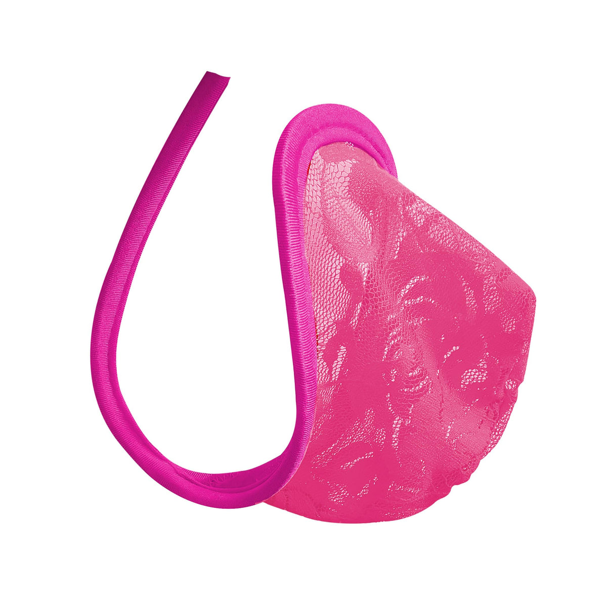 Hot Pink Sheer Lace Strapless C String alternate view 13