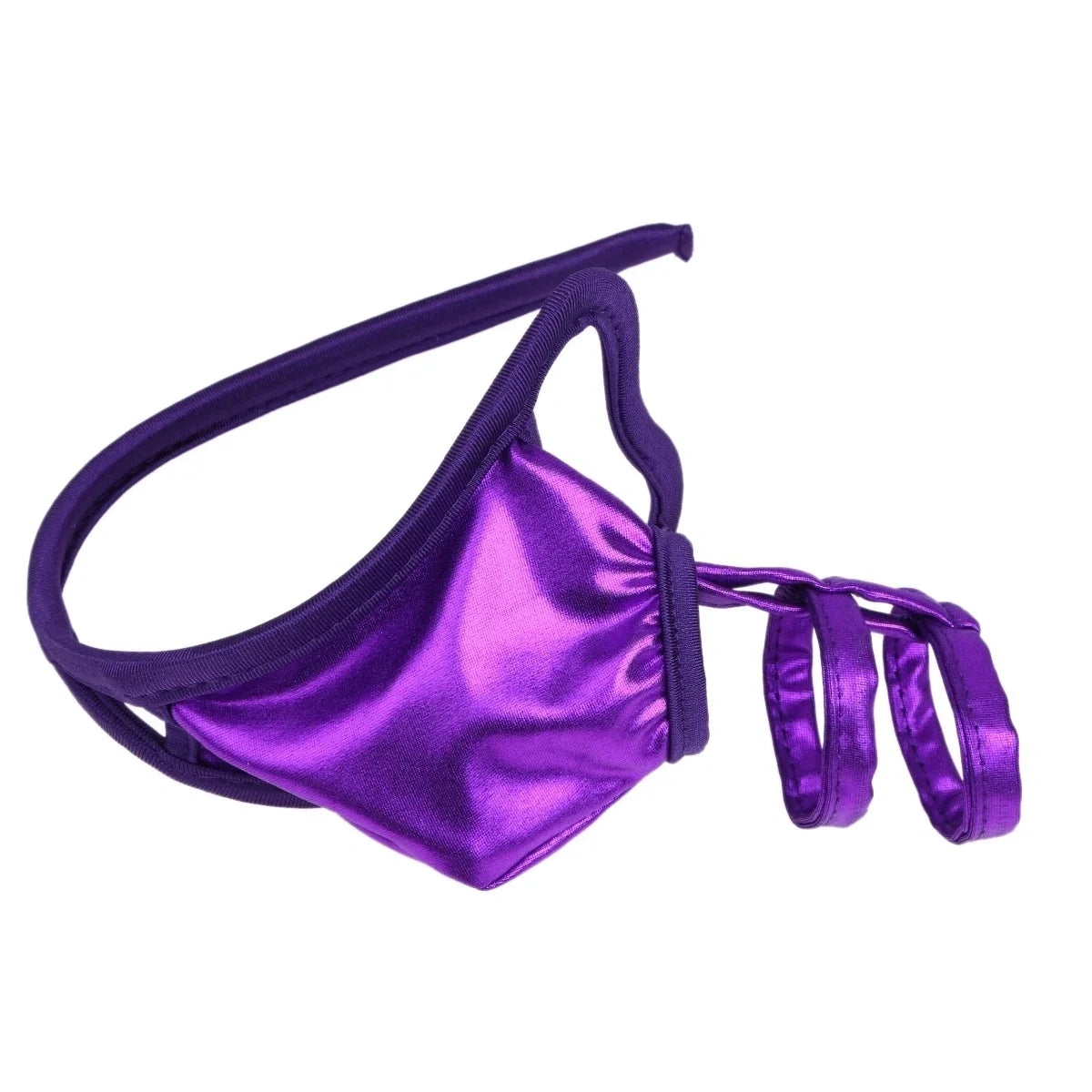 Metallic Scrotal Ring C String Set alternate view 5