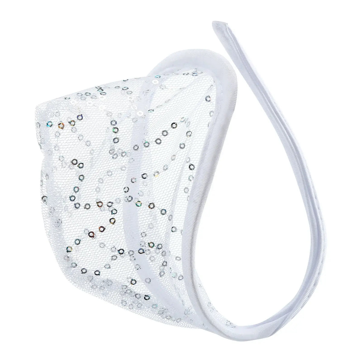 Sequin Embroidered Mesh C String