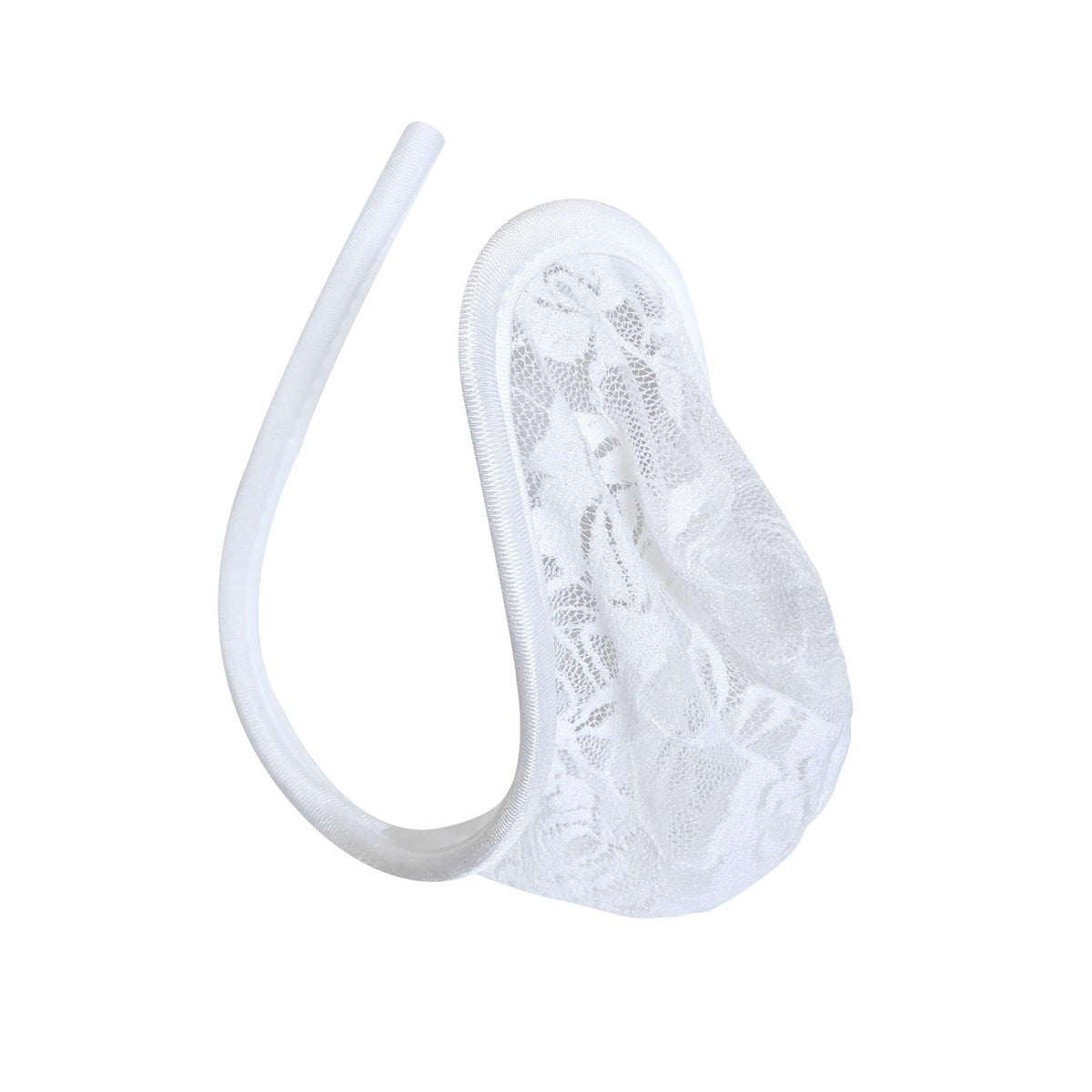 White Sheer Lace Strapless C String alternate view 18