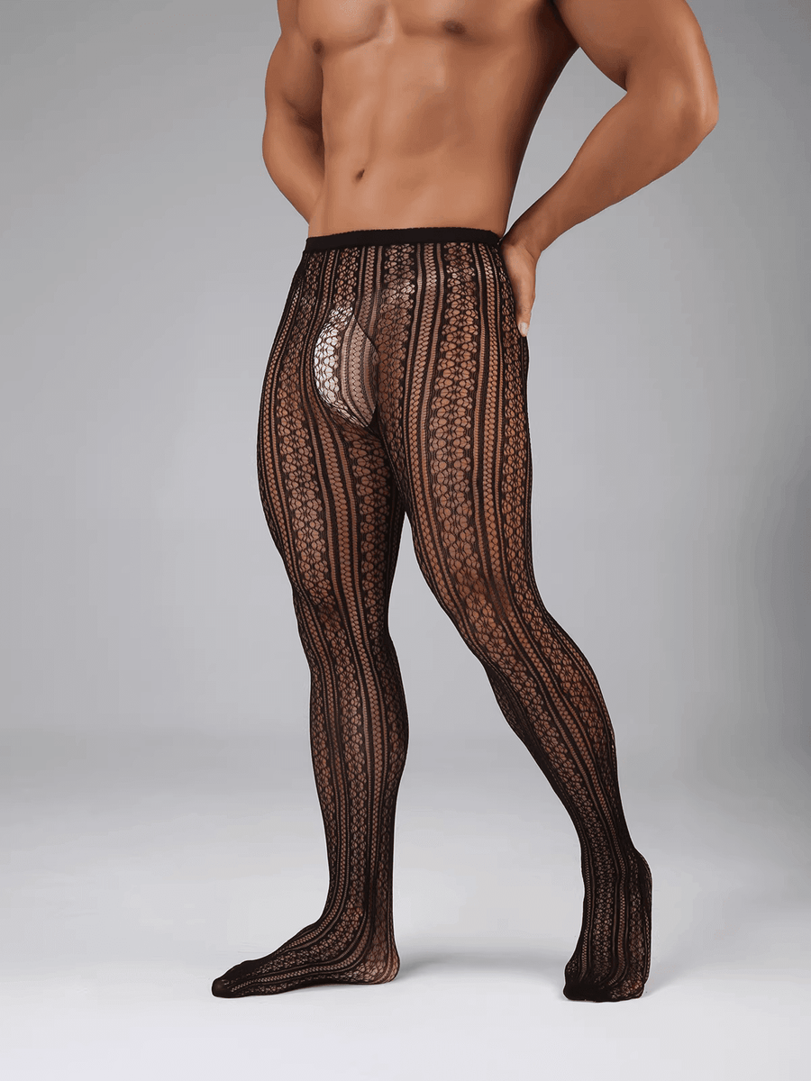 Black Black High Waist Net Pantyhose product view