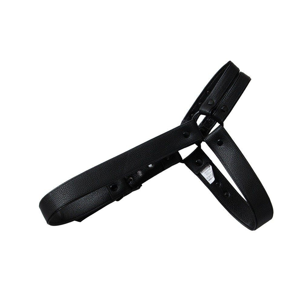 Faux Leather Jockstrap Shoulder Harness Set
