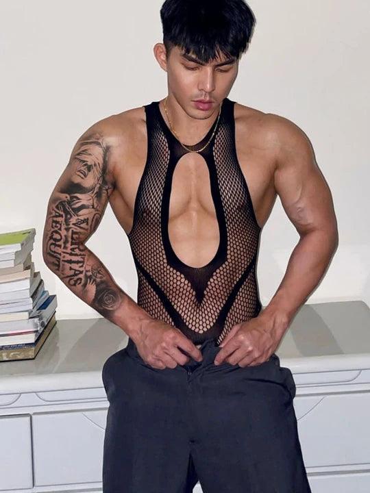 Black Black Sexy Spandex Bodysuit alternate view 6
