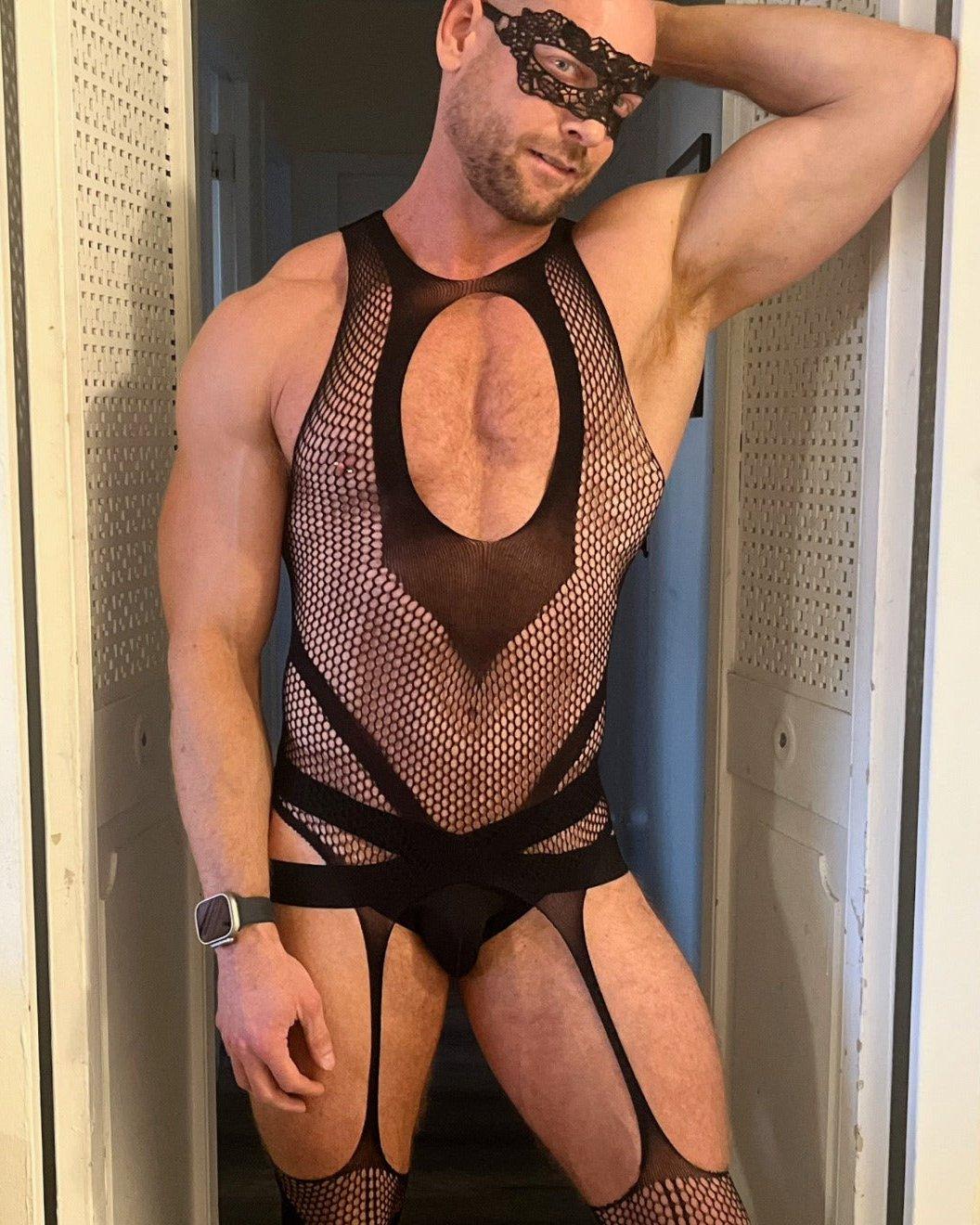 Black Black Sexy Spandex Bodysuit alternate view 7