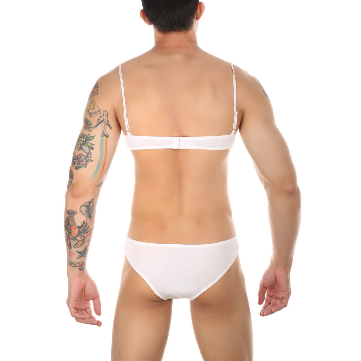 Femboy Stretch Bra Panty Lingerie Set product detail view 22