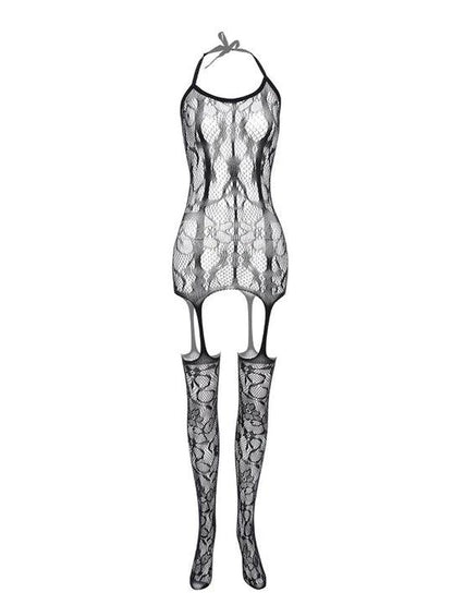 Front And Rear Cutout Sock Bodysuit alternate view 16