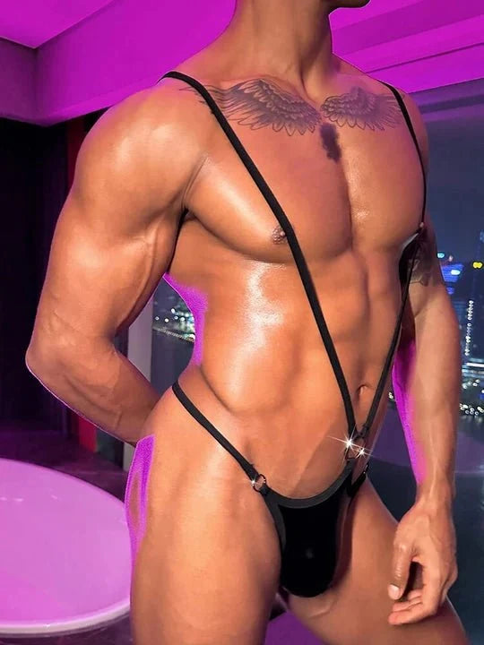 Additional view of Elastic Suspender U Convex Bodysuit