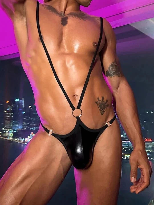 Close product view of Elastic Suspender U Convex Bodysuit