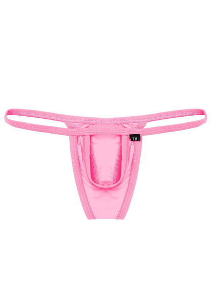 Alternate product view of Ice Silk Hollow Front T Back Thong