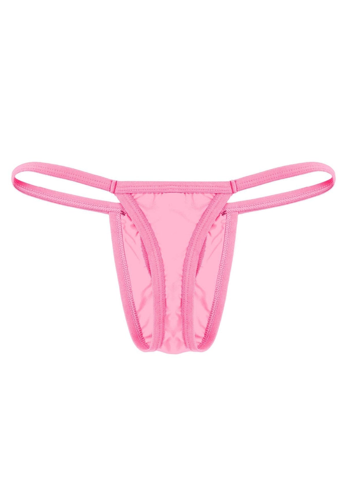 Additional view of Ice Silk Hollow Front T Back Thong