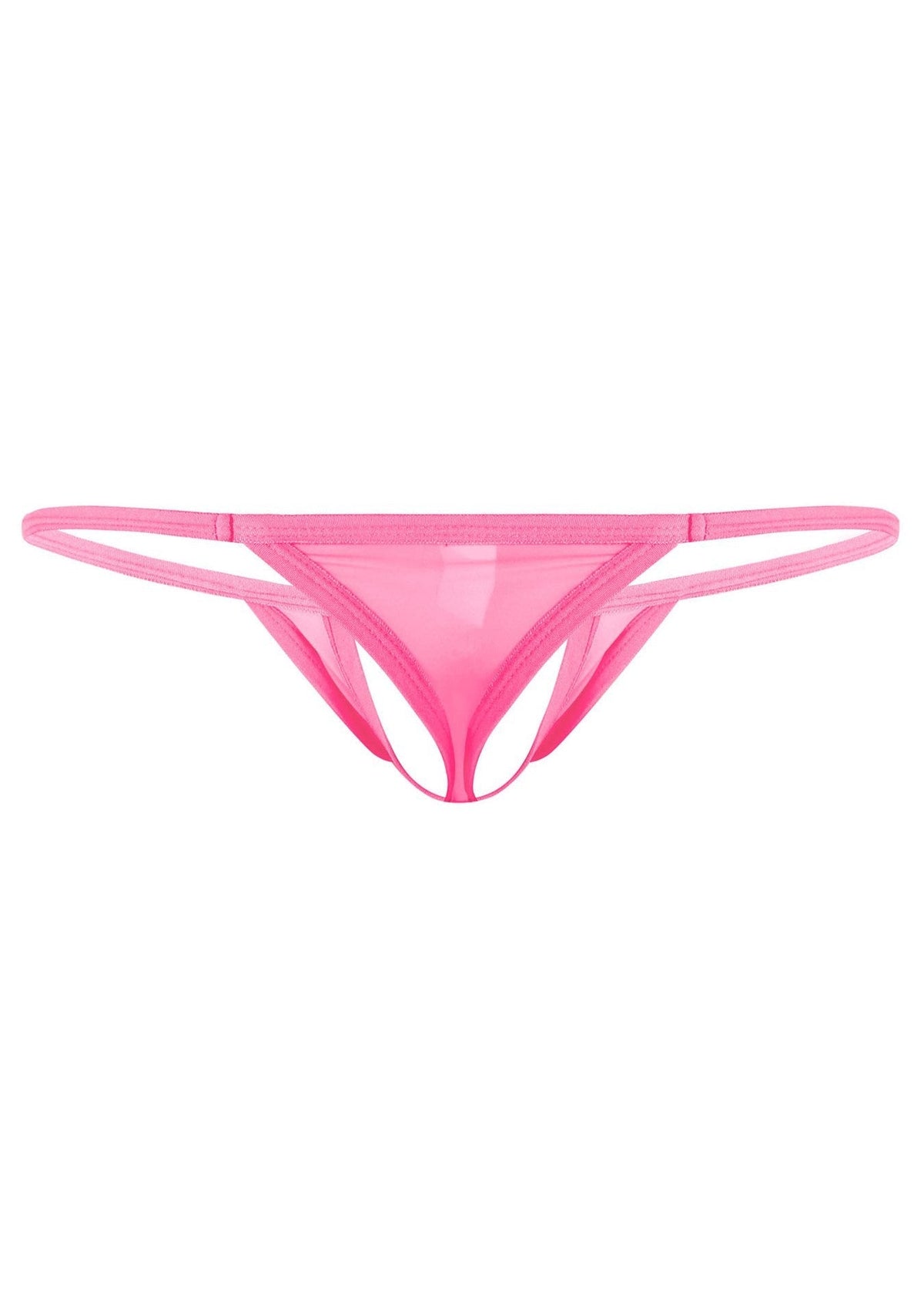 Ice Silk Hollow Front T Back Thong product detail view