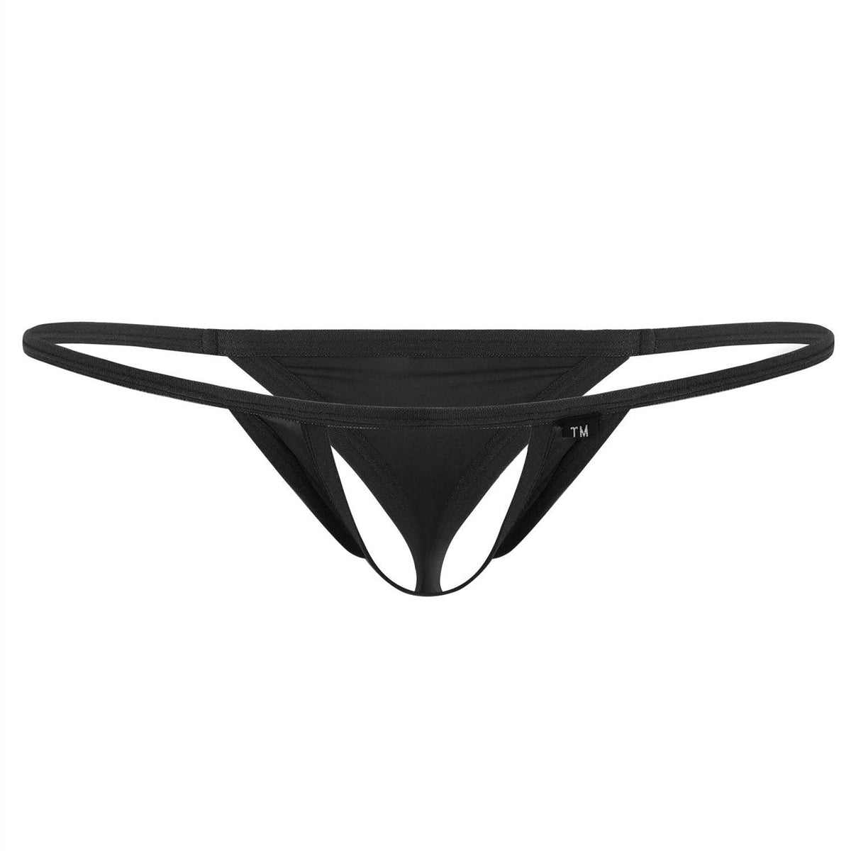 Additional product view of Ice Silk Hollow Front T Back Thong