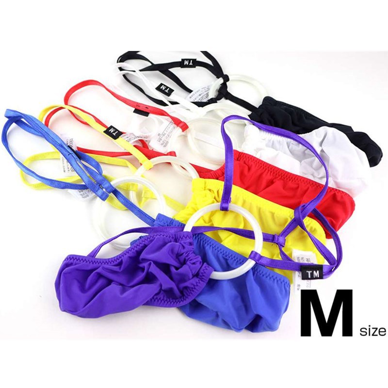 Additional image of Oversized O Ring Pouch Low Rise Thong