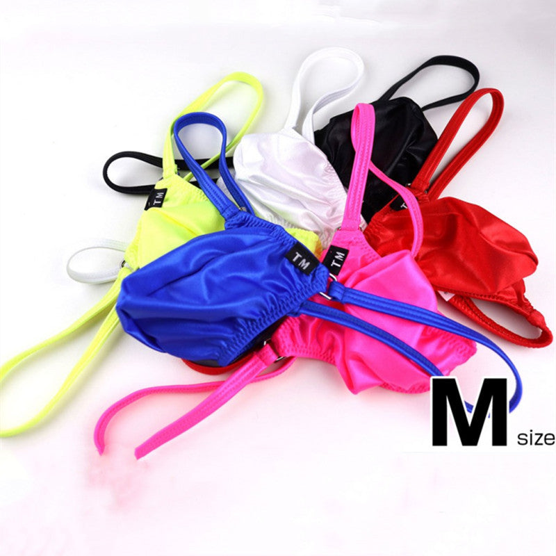 Final product view of Ring Strap Spacious Pouch Low Rise Thong
