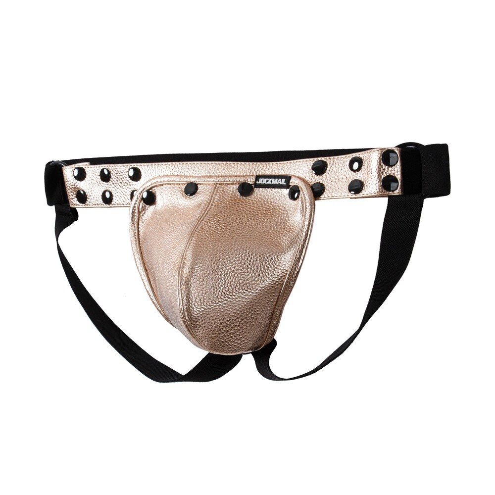 Faux Leather Jockstrap Shoulder Harness Set