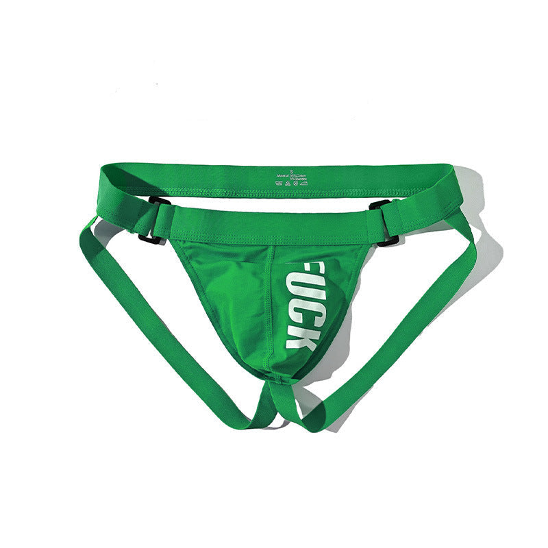 Adjustable Side Clip Cotton Jockstrap