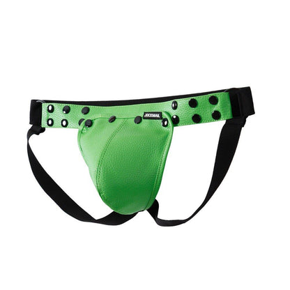 Faux Leather Jockstrap Shoulder Harness Set