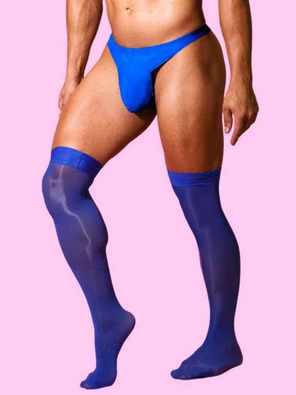 Black Knee High Nylon Stockings