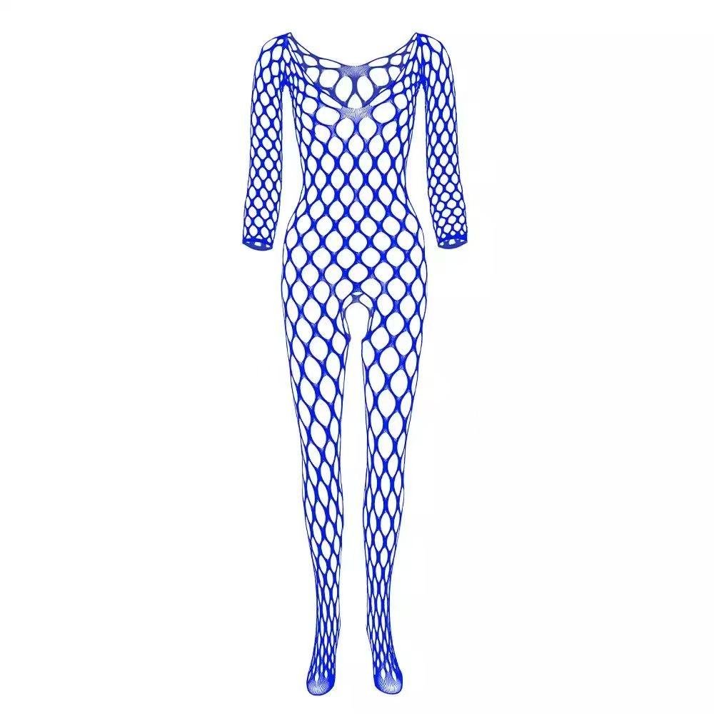 Large Mesh Hollow Long Sleeve Bodysuit alternate view 18