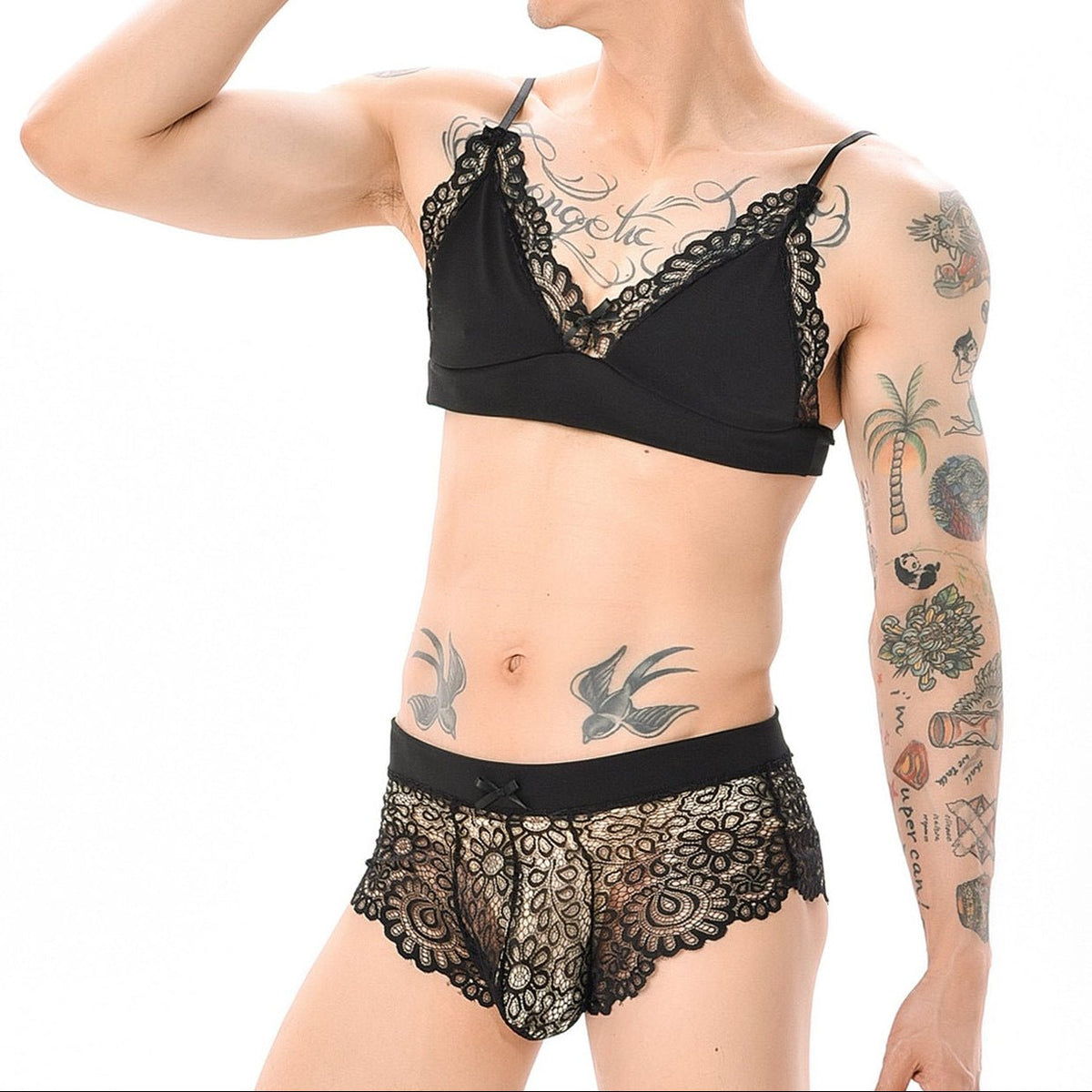 Stretch Bra Panty Lingerie Set product detail view 9