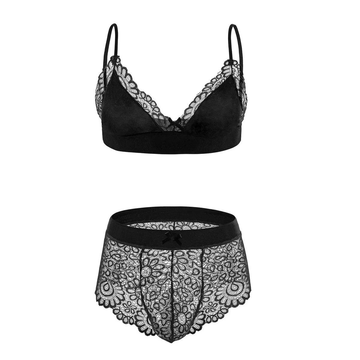 Stretch Bra Panty Lingerie Set