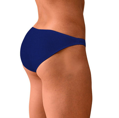 Alternate view of High Cut Ribbed Cotton Tanga Brief