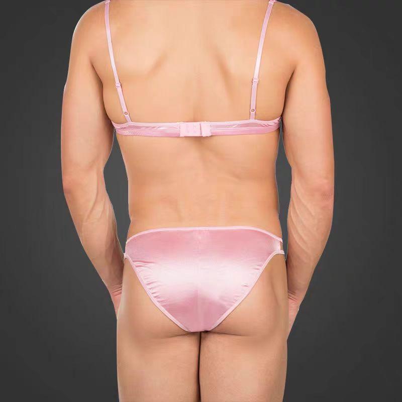 Satin Lace Adjustable Bra Lingerie product detail view 9
