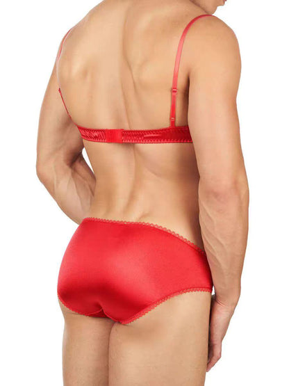 Satin Lace Adjustable Bra Lingerie product detail view 11