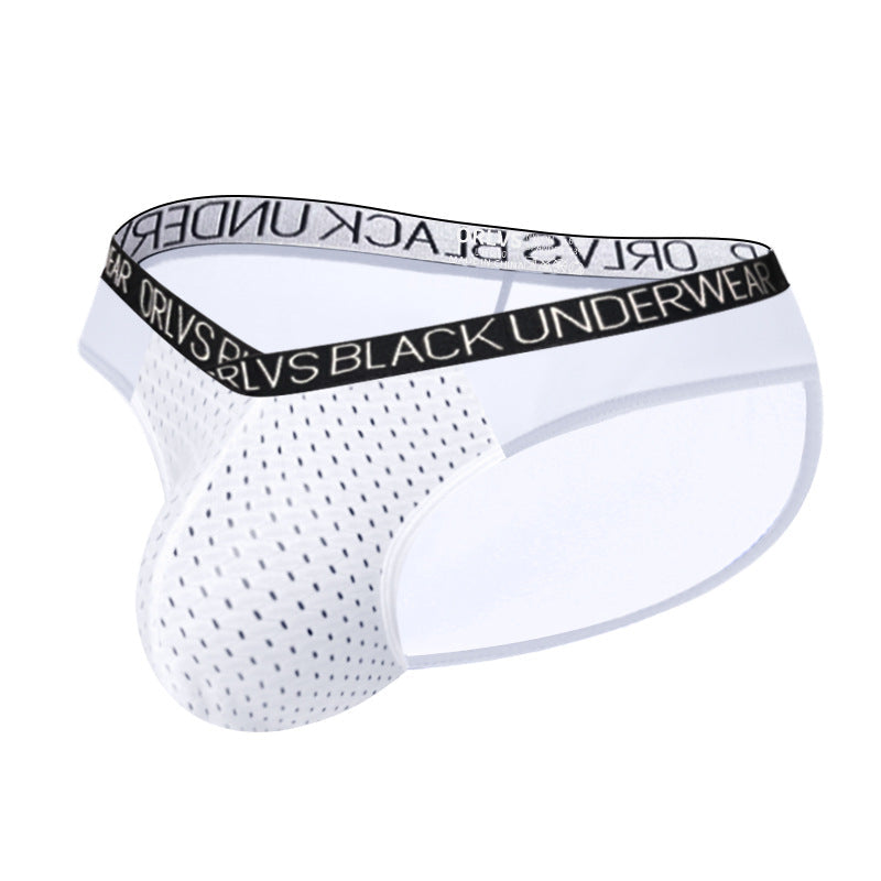 Detailed product view showing Sport Mesh Pouch Sheer Back Briefs alternate angle