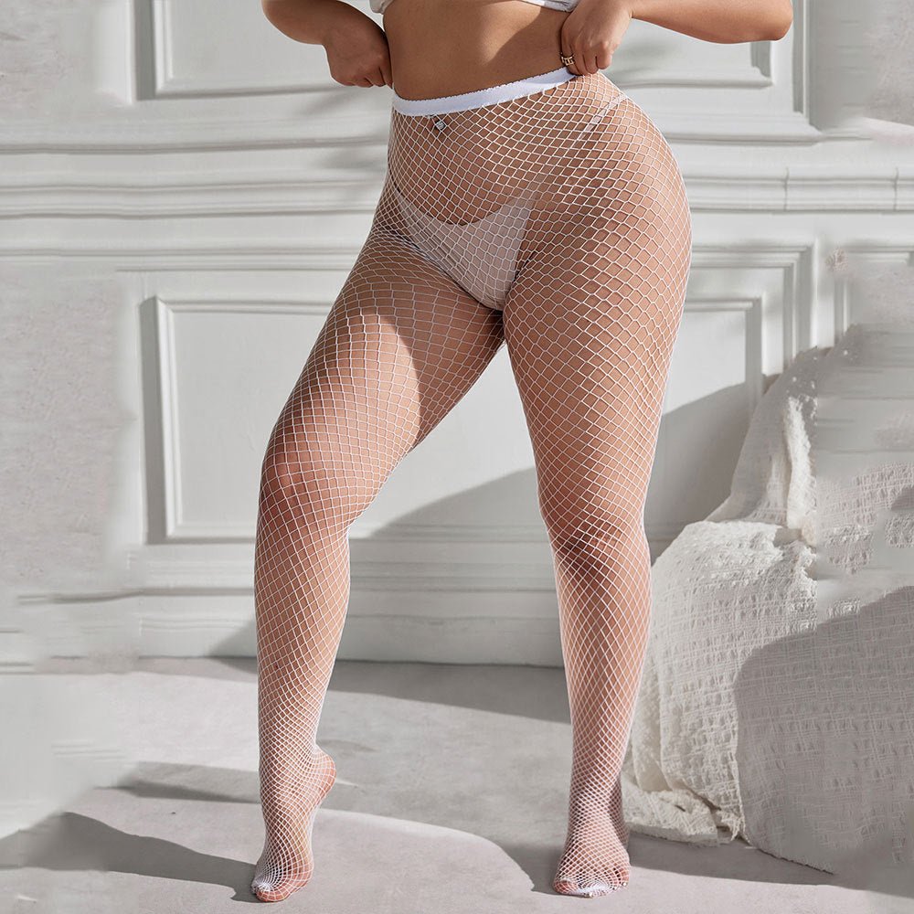 High Waist Fishnet Pantyhose