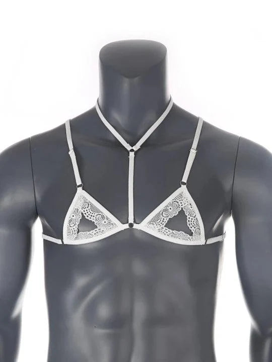 Adjustable Open Cup Lace Bra additional product view