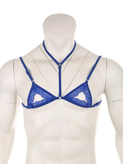 Adjustable Open Cup Lace Bra