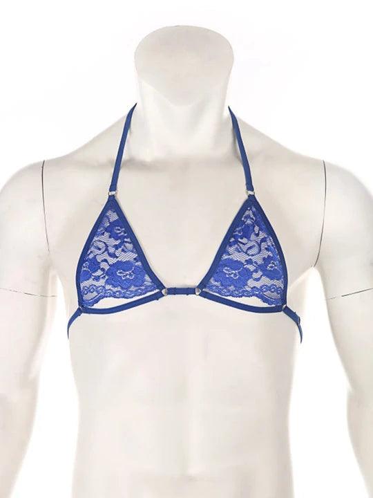 Adjustable Open Cup Lace Bra product detail view 8