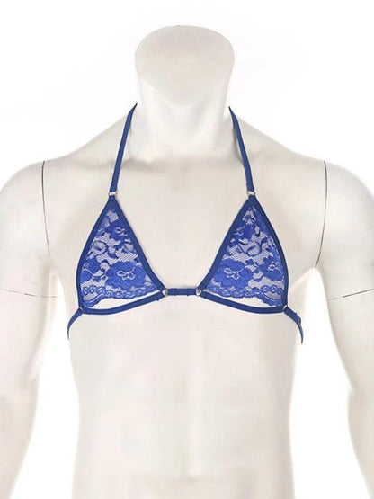 Adjustable Open Cup Lace Bra