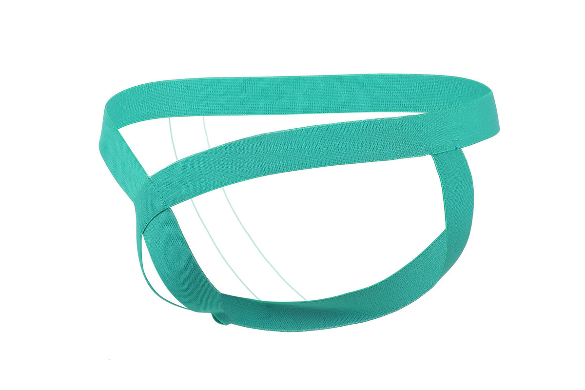 Green Hollow Out Strap Bare Jockstrap product view