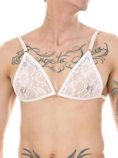 Floral Lace Bra Brief Lingerie Set