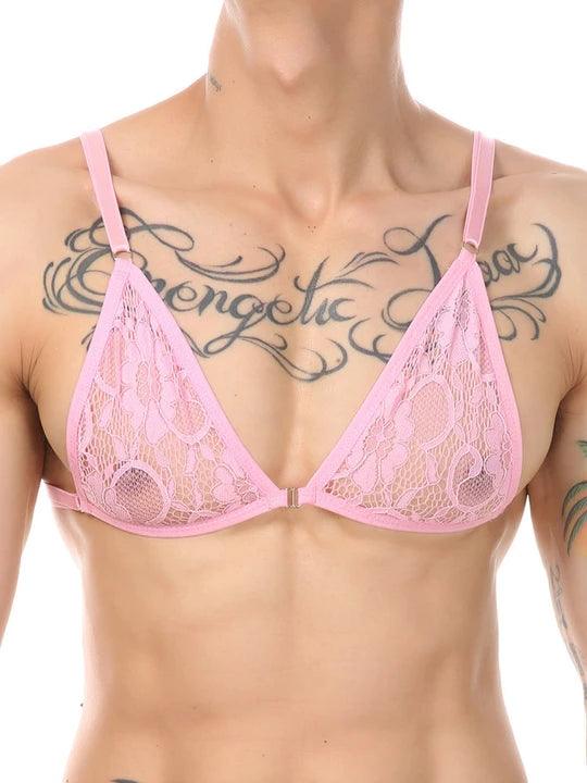Floral Lace Bra Brief Lingerie Set