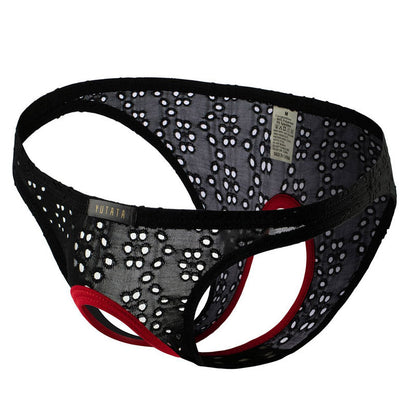 Ring Pouch Eyelet Low Rise Briefs