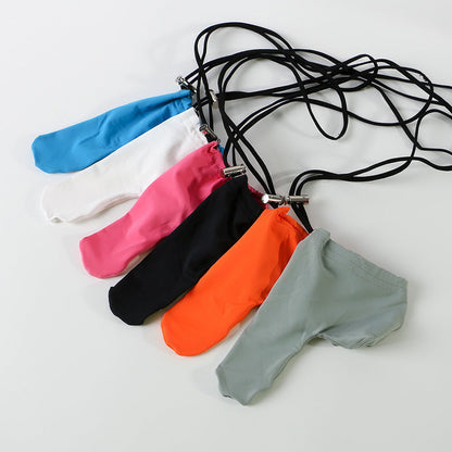 Adjustable String Bulge Pouch Cock Sock