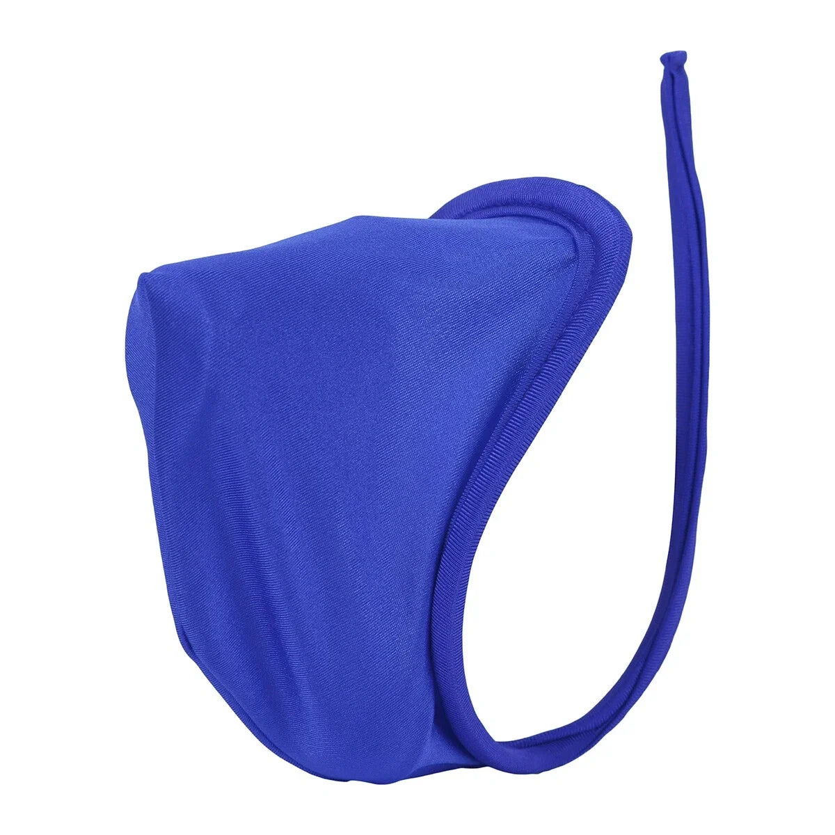 Blue Bulge Pouch Solid Color C String side view