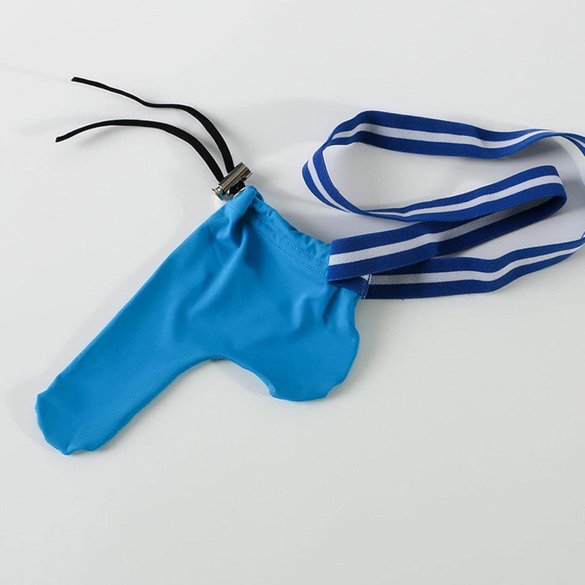 Striped Band C String Cock Sock