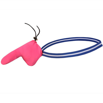 Pink Striped Band C String Cock Sock alternate view 4