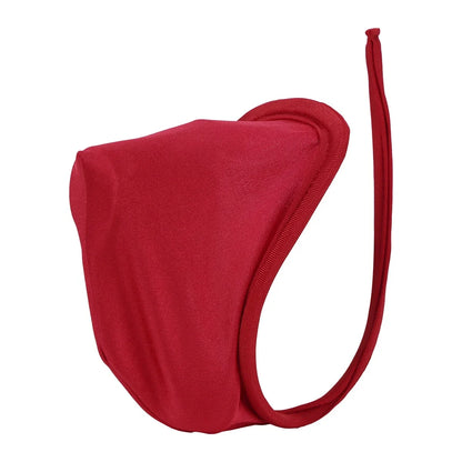 Red Bulge Pouch Solid Color C String side view