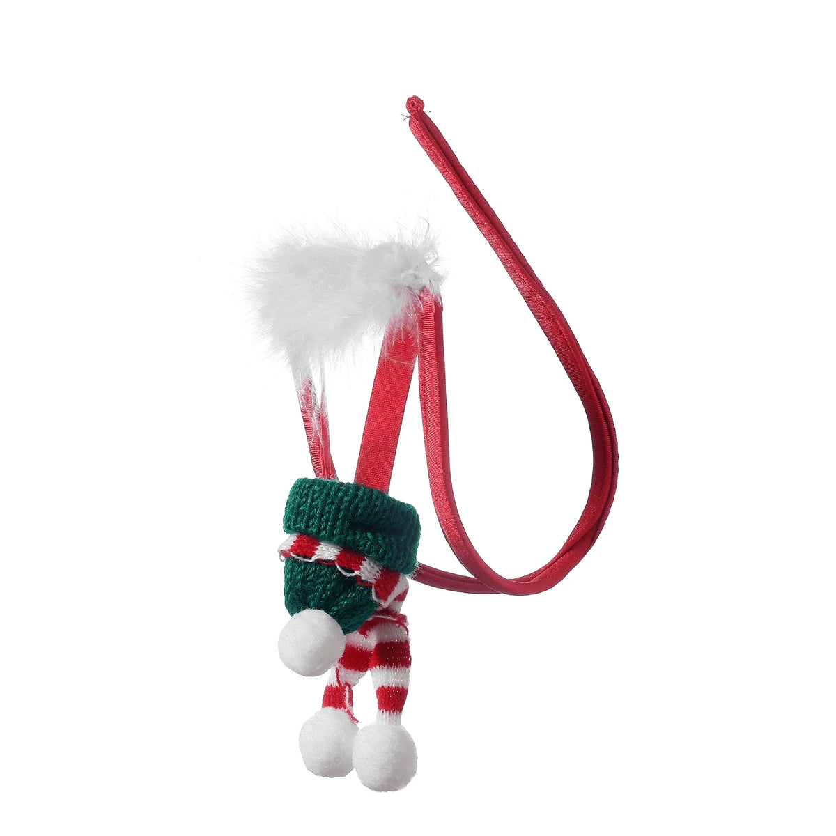 Christmas Elf Fur Trim C String Set