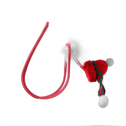 Red Christmas Elf Fur Trim C String Set product view