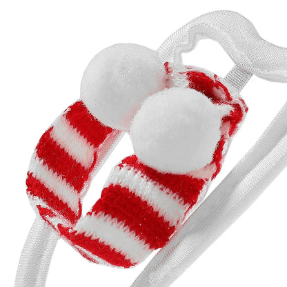 White Christmas Scarf Wire Frame C String alternate view 16